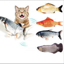 Load image into Gallery viewer, Chat électrique jouet poisson 3D